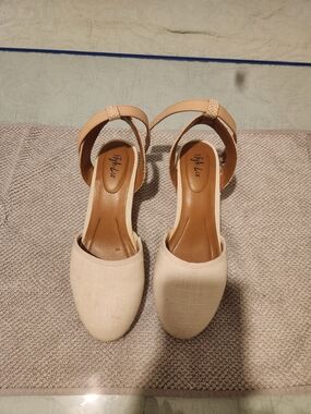 Style & Co. Nude Beige Closed-Toe Slingback Mules